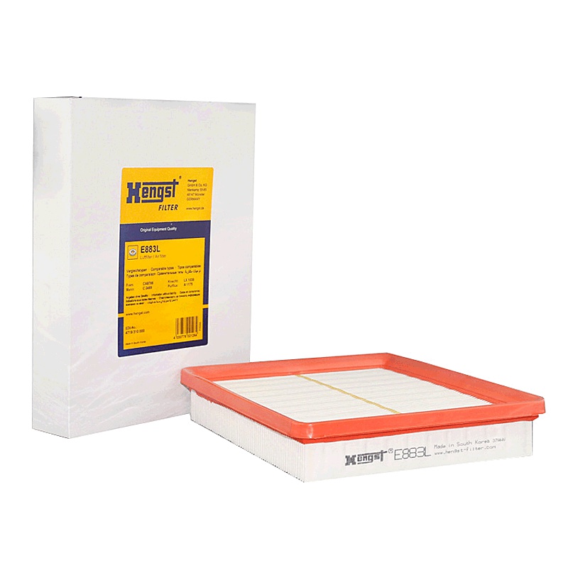 汉格斯特(hengst)空气滤清器E883L适用于现代老款索纳塔/名驭/远舰