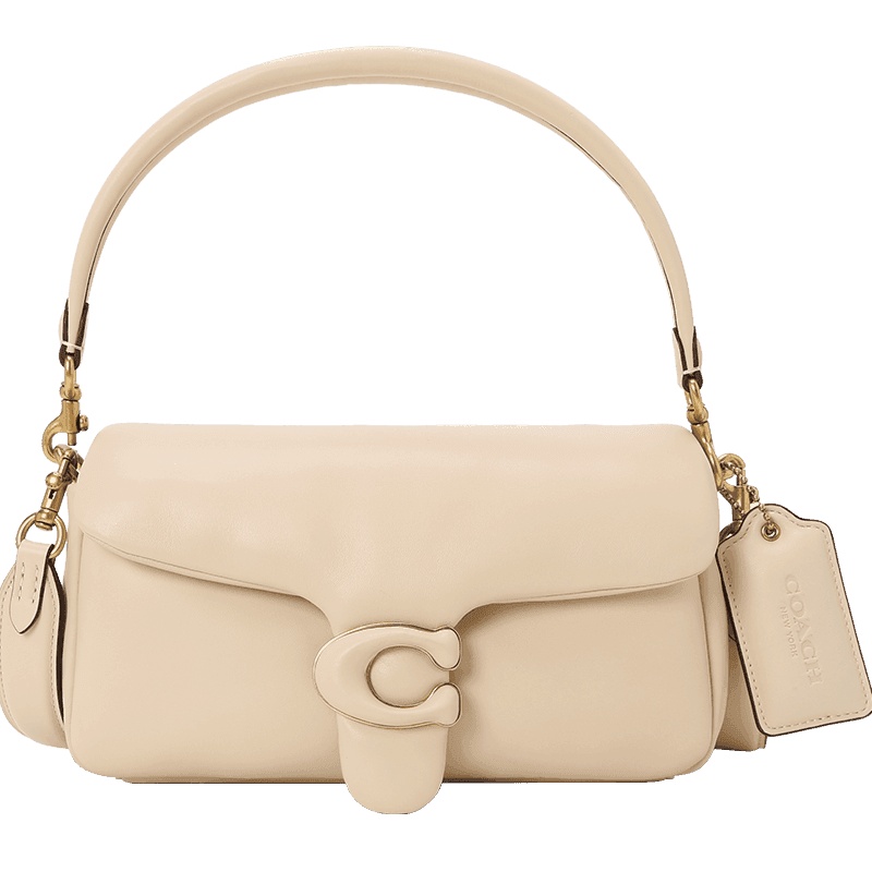 蔻驰COACH TABBY C扣 光面皮 通勤肩背包C0772 女士单肩手提斜挎包