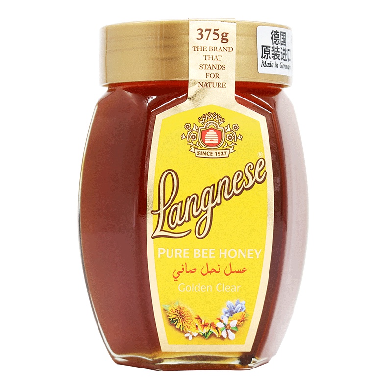 德国原装进口 琅尼斯(Langnese)天然多花种百花蜂蜜 375g