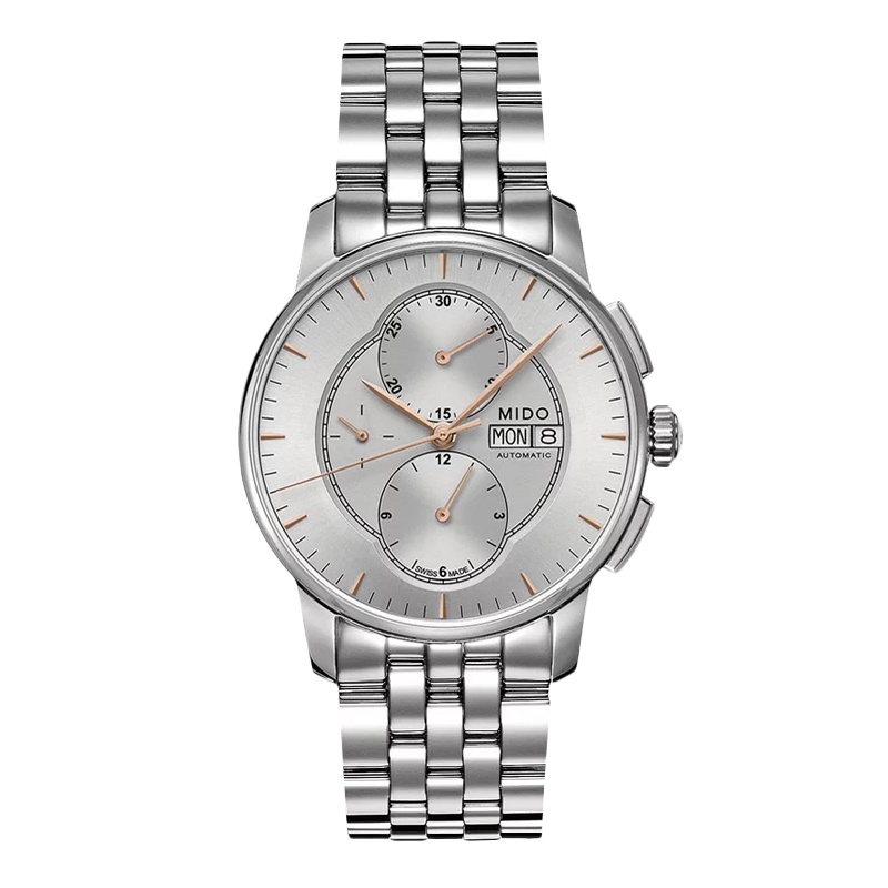 Mido美度贝伦赛丽系列多功能计时自动机械男表M8607.4.10.1