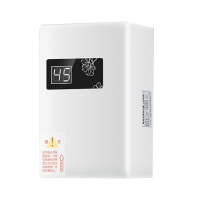 即热式电热水器黄金蛋家用小型迷你速热淋浴恒温出租房快热式加热器_升级款-3400W配件漏保免打孔淋浴套装