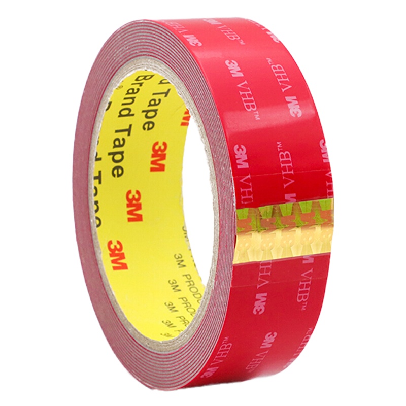 3M VHB强力双面胶带 家居/办公/装饰/汽车通用双面胶 双面泡棉胶粘 无痕 耐用 耐高温 20毫米*3米 1卷装