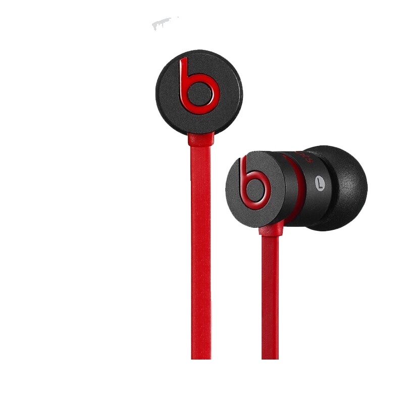 [二手99新]Beats有线耳机 手机入耳式有线耳机 面条3.5毫米带麦耳机 原装 限购 [未拆封]urbeats-黑红