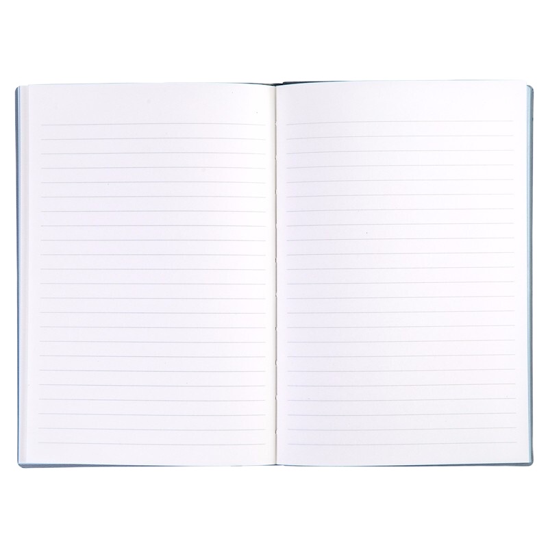 得力(deli)22290 U型笔插皮面本-A5-210mm*143mm/112张 黑.NX