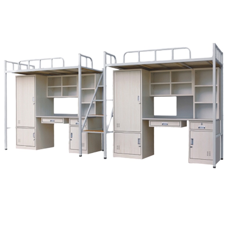 企购优品 鸿业盛大学生宿舍床双层铁床高低床桌员工床上下床铺高架子床上下铺上下床 sku2