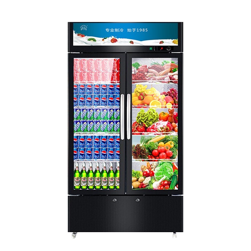 冰熊(bing xiong)LC-780(A)升展示柜商用大容积 立式玻璃冷藏陈列柜 单门饮料酸奶超市便利店冷柜冰柜