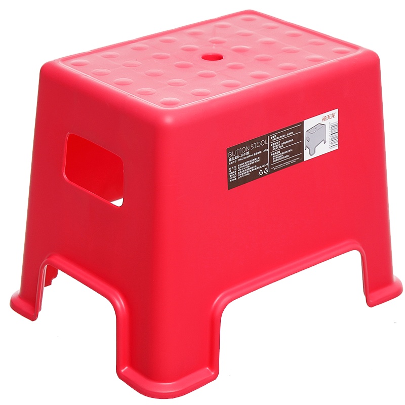 禧天龙矮凳塑料凳子家用儿童加厚宝宝换鞋浴室脚踩防滑板凳小方凳