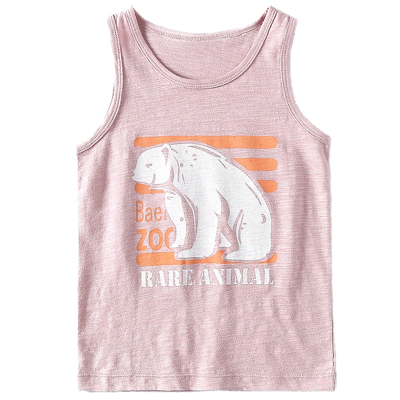 KIDS MAM&DAD[两件装]儿童背心男童女童夏天无袖背心打底衫 宝宝背心