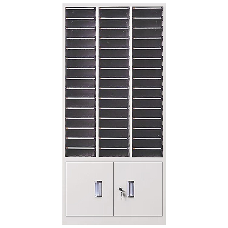 三圣 办公家具A4文件柜整理柜45抽办公柜文件柜收纳柜档案柜票据柜铁皮柜 45抽下档无门