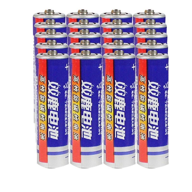 双鹿电池 无汞1.5V碳性电池 5号20粒+7号20粒