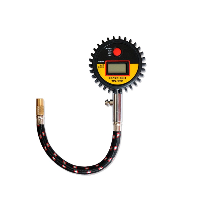 巨木 汽车轮胎气压表胎压带充气高精度数显电子压力检测表胎压计监测器