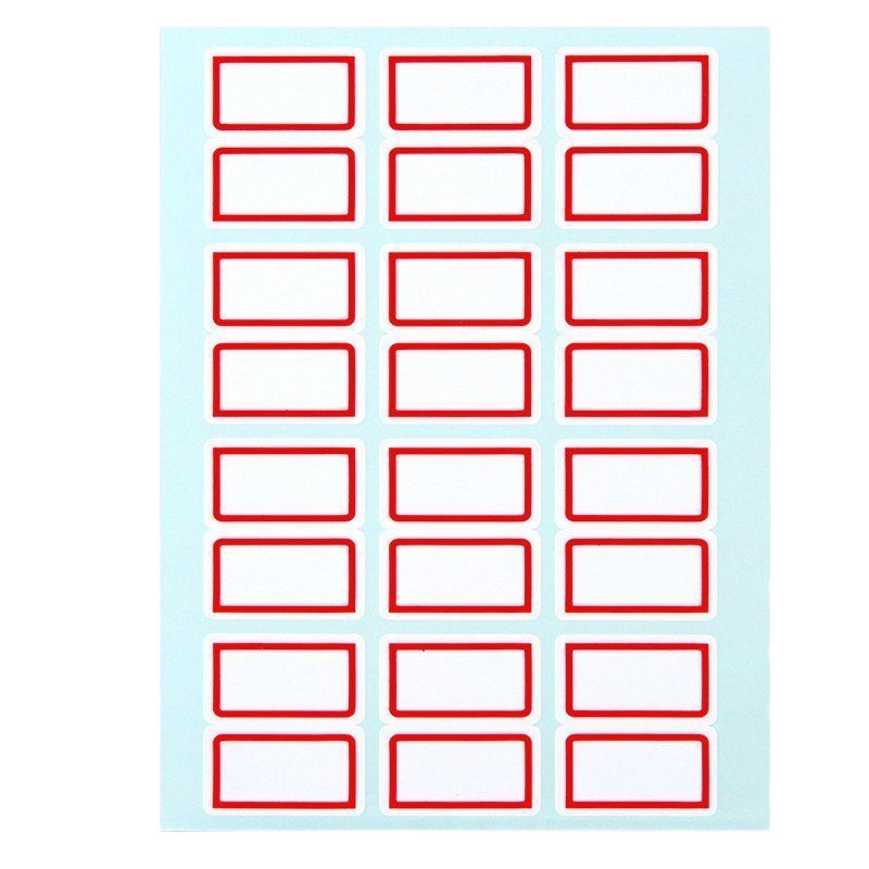 得力7193手写标签标贴自粘性不干胶贴口取纸24*27mm(25本/包)