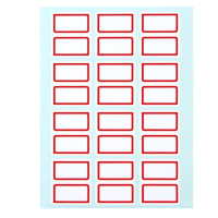 得力7193手写标签标贴自粘性不干胶贴口取纸24*27mm(25本/包)