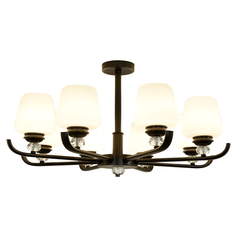 辛羽2021年新款吊灯北欧新中式客厅卧室餐厅吊灯现代简约大气轻奢灯饰