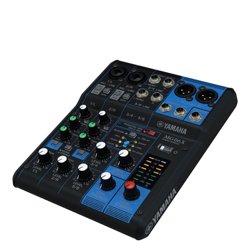 雅马哈(YAMAHA)MG06X 带效果器6路调音台 专业音响设备模拟调音台 金属外观材质其他