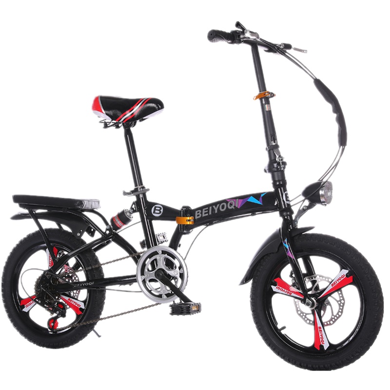 16/寸20寸男女两轮车6-18岁赛车成年脚踏车可折叠山地车学生变速单车7速变速自行车