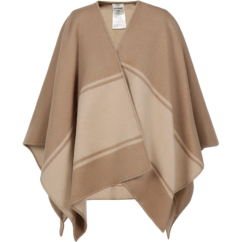 FENDI 女士羊毛外套式斗篷披肩FXX720 AHRI