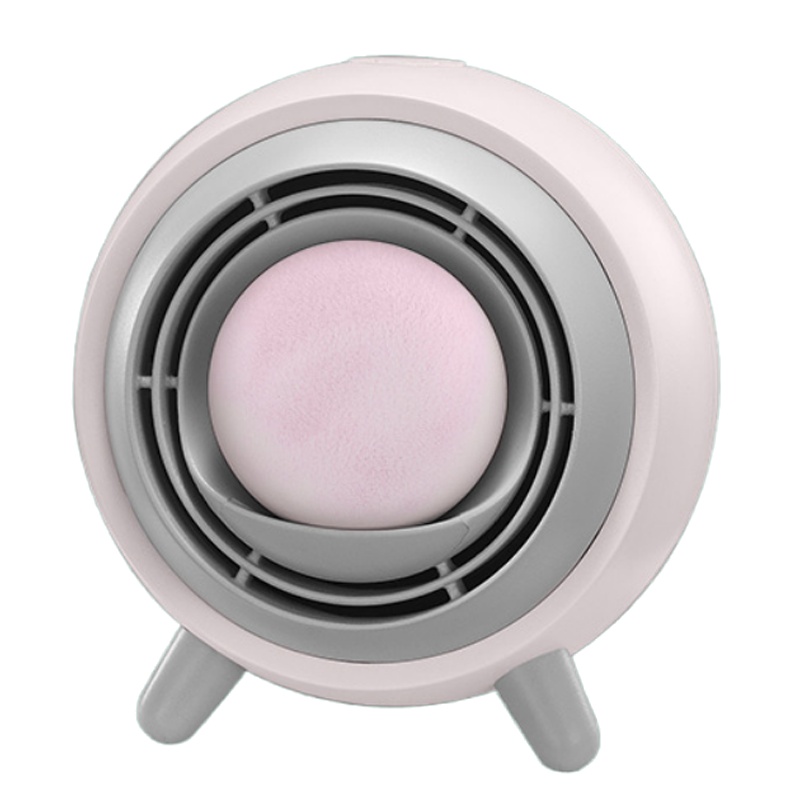 美的(Midea)粉色 取暖器 HFY04MO 家用 节能省电 暖气神器 迷你 桌面小型太阳 办公室热 低噪低音 粉色