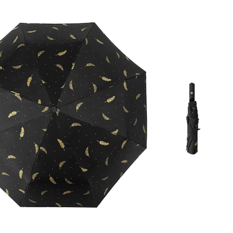 新款黑胶晴雨伞 颜色随机
