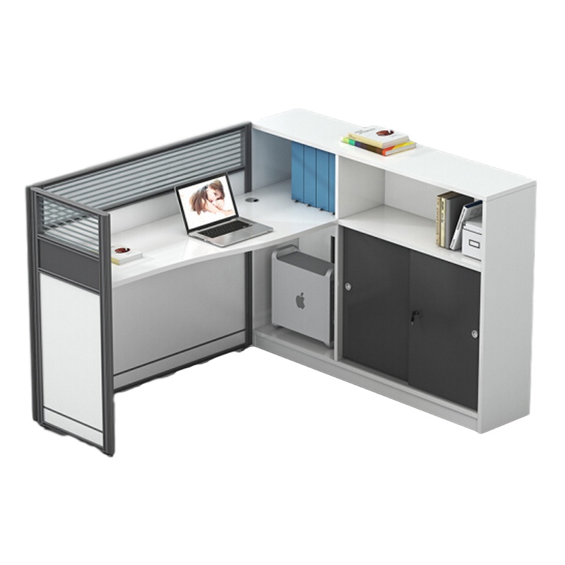 逐鹿中原职员办公桌椅组合简约现代单人位屏风卡座办公桌SSHY766桌椅组合