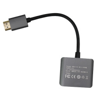联想(Lenovo)F1-H01 HDMI转VGA线转换器高清视频转接头线适配器电脑电视投影仪