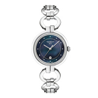 天梭(TISSOT)瑞士手表 弗拉明戈系列钢带女士石英表T094.210.11.126.00 礼物