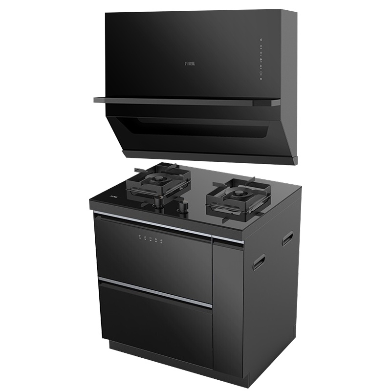 万家乐集成灶22立方爆炒风 智能干洗油烟机 分体家用二星消毒柜集成烹饪中心燃气灶JJZT-KMW211B