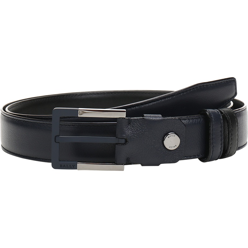 BALLY 巴利 男士 皮质针扣式双面皮带腰带 AHLDEN 30 M
