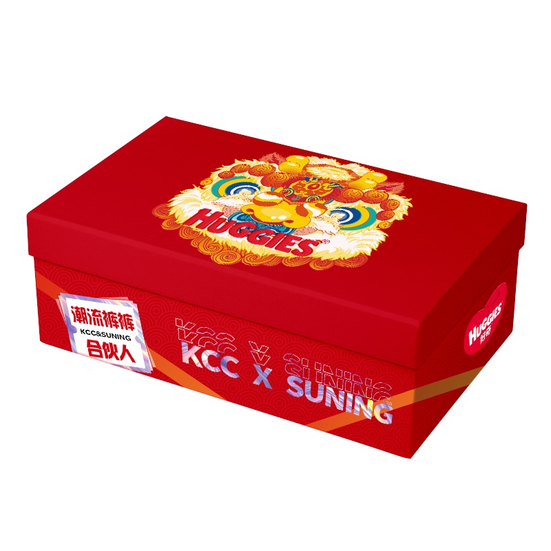 好奇国潮定制礼盒皇家麒麟裤纸尿裤