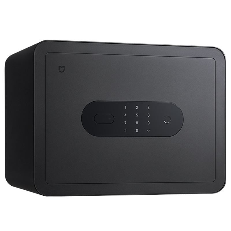 小米米家智能保管箱保险柜家用小型迷你密码指纹防盗WiFi保险箱办公室文件柜床头隐形保险柜箱入墙保管旗舰店