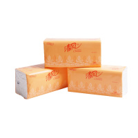 清风双层袋装抽取式面巾纸(200抽/188*195mm)BR38AB(3包/提)