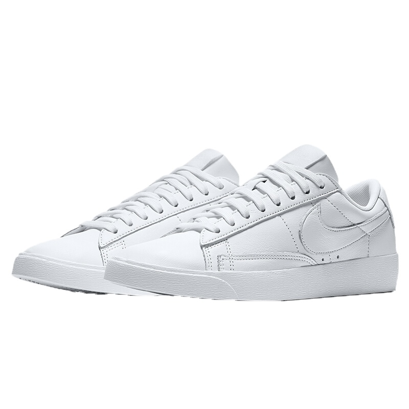 耐克NIKE女子经典百搭板鞋BLAZER LOW 运动鞋 舒适透气休闲鞋小白鞋AV9370-111 S