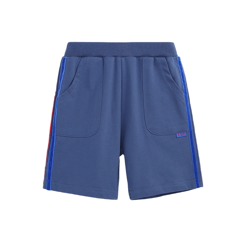 精典泰迪儿童裤子2021夏季男童薄款五分裤宝宝洋气休闲裤