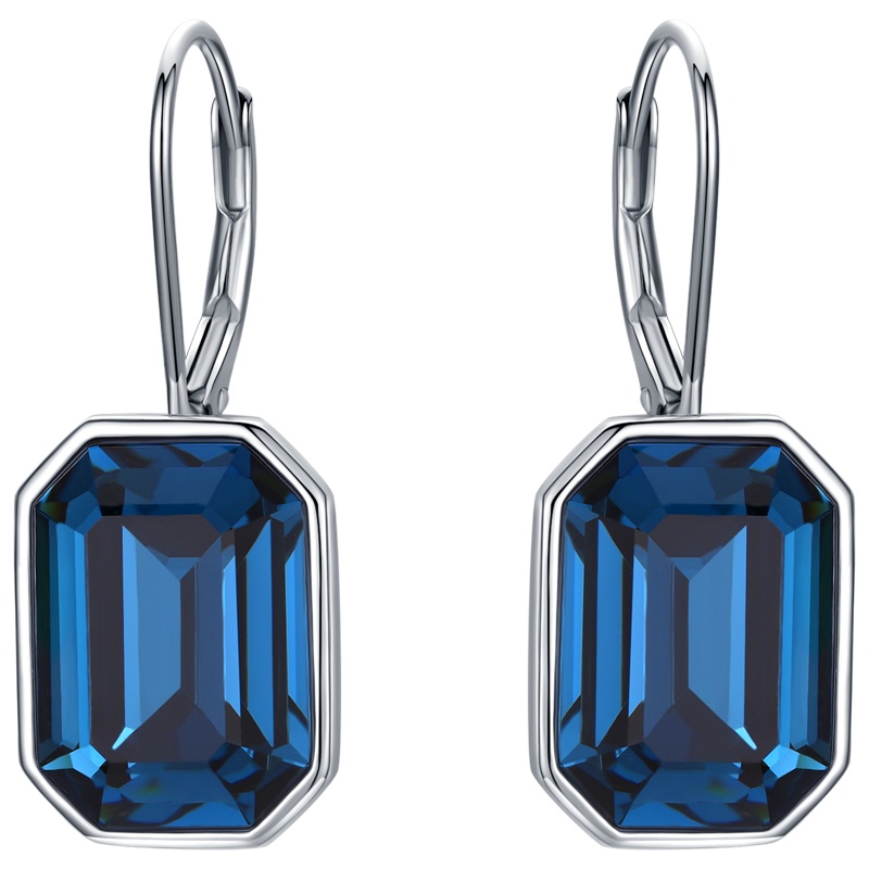 佰色传情高级感耳环女S925纯银气质耳扣女耳环新款潮耳饰耳坠