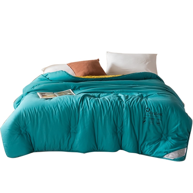 红豆家纺被子被芯春秋保暖四季双人单人柔软被褥太空被纯色磨毛盖被