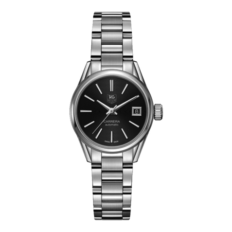 泰格豪雅(TAG Heuer)瑞士手表 卡莱拉系列自动机械女士手表WAR2410.BA0776