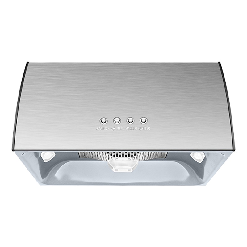 大吸力不锈钢小型抽油烟机中式710mm宽老式壁挂式深罩家用油烟机 欧网箱1.5米烟管+自行安装定制商品