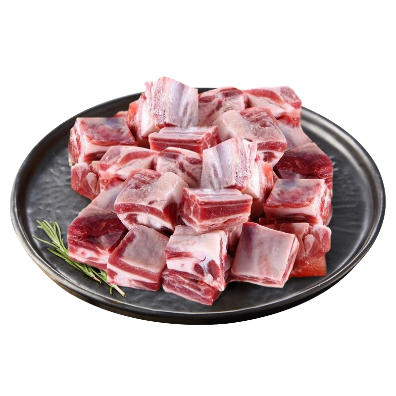 沛德 澳洲进口羔羊排块 500g 冷冻生鲜羊寸排