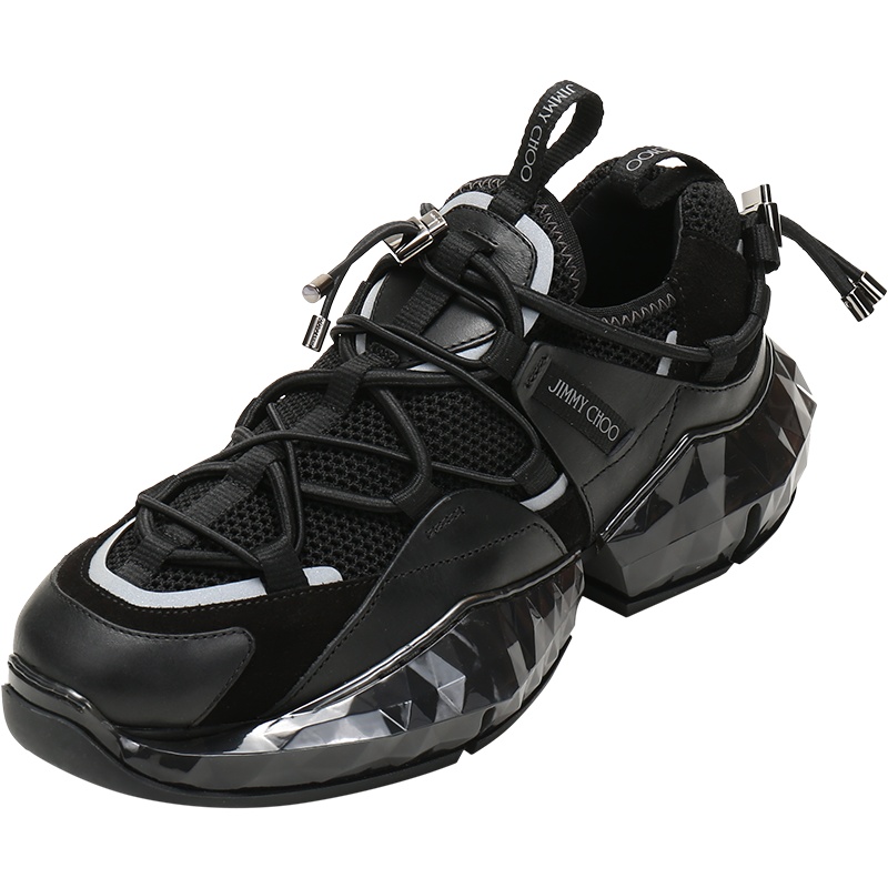 JIMMY CHOO 周仰杰 男士网眼厚底系带运动鞋 DIAMOND TRAIL M EHL 192