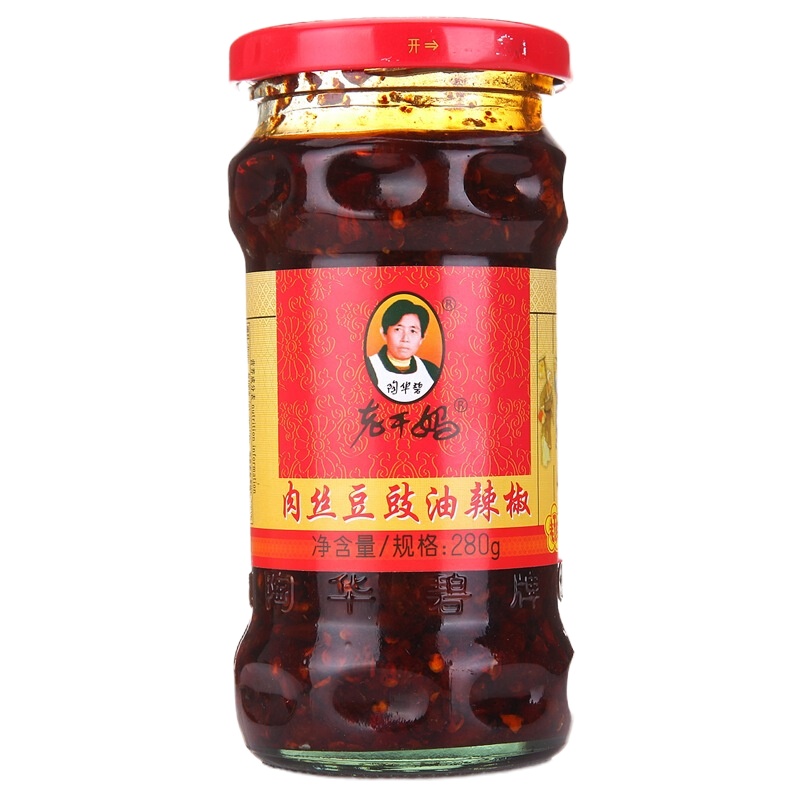 老干妈 肉丝豆鼓油辣椒 280g/瓶