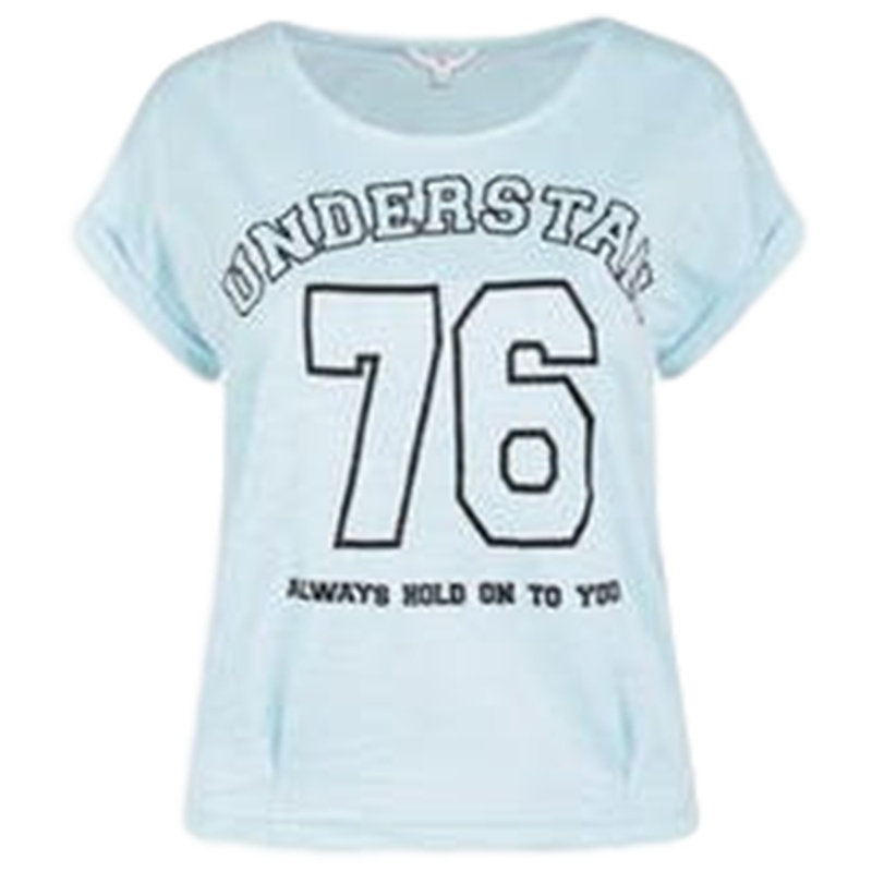 【福利款】拉夏贝尔浅橘薄款修身T恤