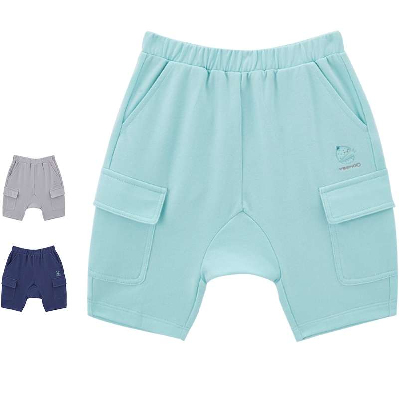 英氏童装儿童裤子儿童裤子男童休闲裤中裤夏季新款YRKZJ20301A01