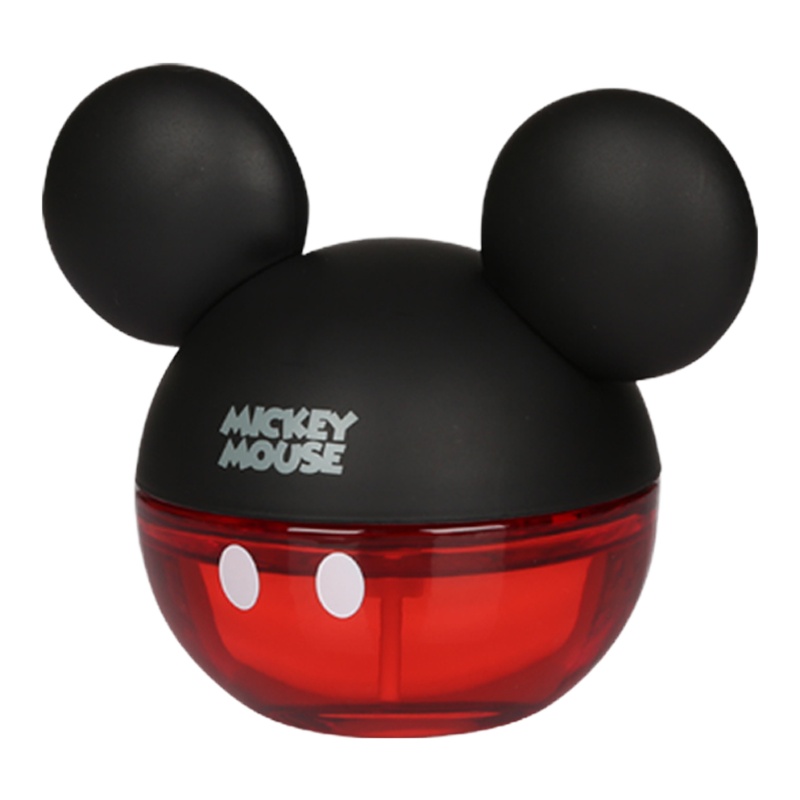 迪士尼汽车香水摆件可爱卡通坐座式车用车内装饰品除异味车载香水米奇香水座-红色巴黎