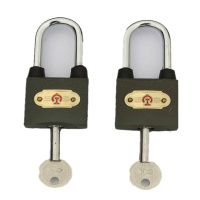 企购优品 定制 内六角信号锁38mm 长梁 单把装(每10把锁含1把钥匙,10把起拍)