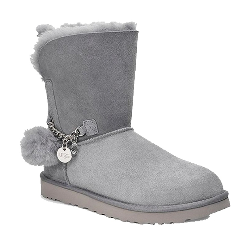 [直营]UGG(UGG) CLASSIC MINI CHARMS女士经典翻毛短筒保暖雪地靴女靴1103765