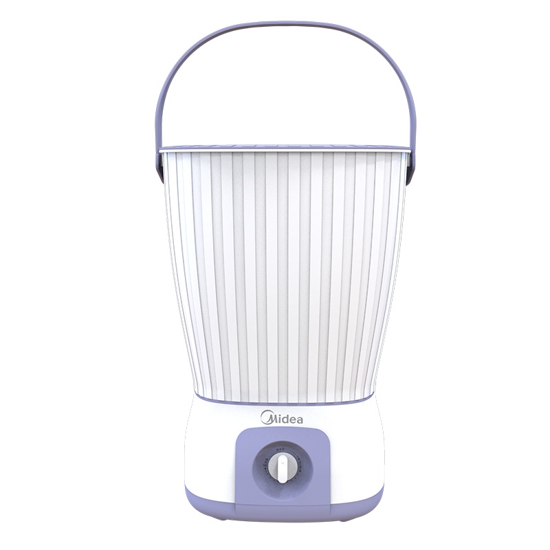 美的(Midea)清洁机便携衣物清洗机内衣裤清洗洗袜子神器迷你分桶清洗机紫色MFB20-01P