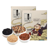 姚朵朵三色糙米粥料700g(100g*7) 黑米红米糙米健身低脂杂粮