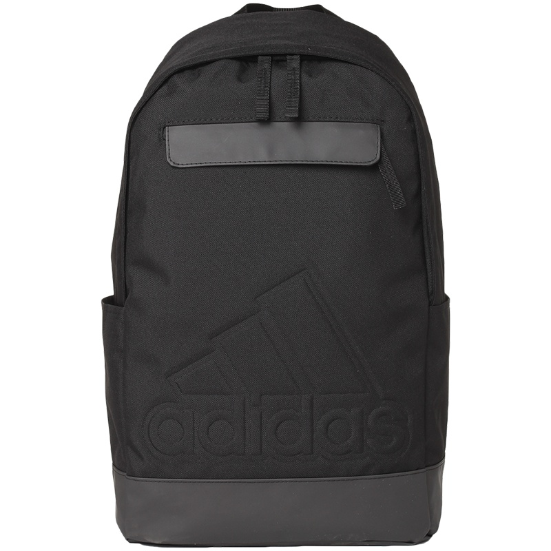 【自营】adidas阿迪达斯男子女子双肩包休闲运动配件CF3301 CF3301黑+黑+/白