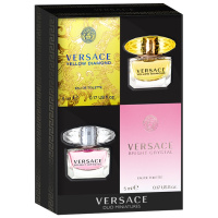 【虞书欣亲选】范思哲VERSACE「礼物臻选」女士淡香水礼盒5ml*2 心醉初恋气息 苏宁物流急速达