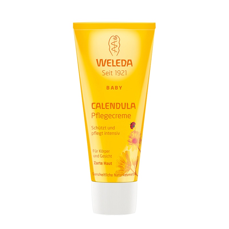 德国WELEDA维蕾德 金盏花婴儿身体护理霜 缓和皮疹 面霜防风温和滋润 全身呵护 婴童润肤 75毫升